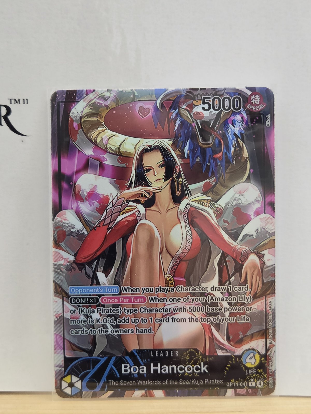 Boa Hancock — One Piece TCG · Custom Foil AA proxy