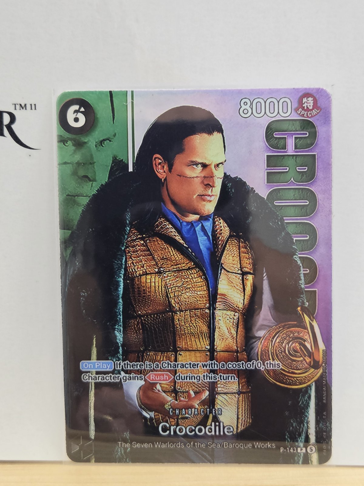 Crocodile — One Piece TCG · Foil Promo proxy