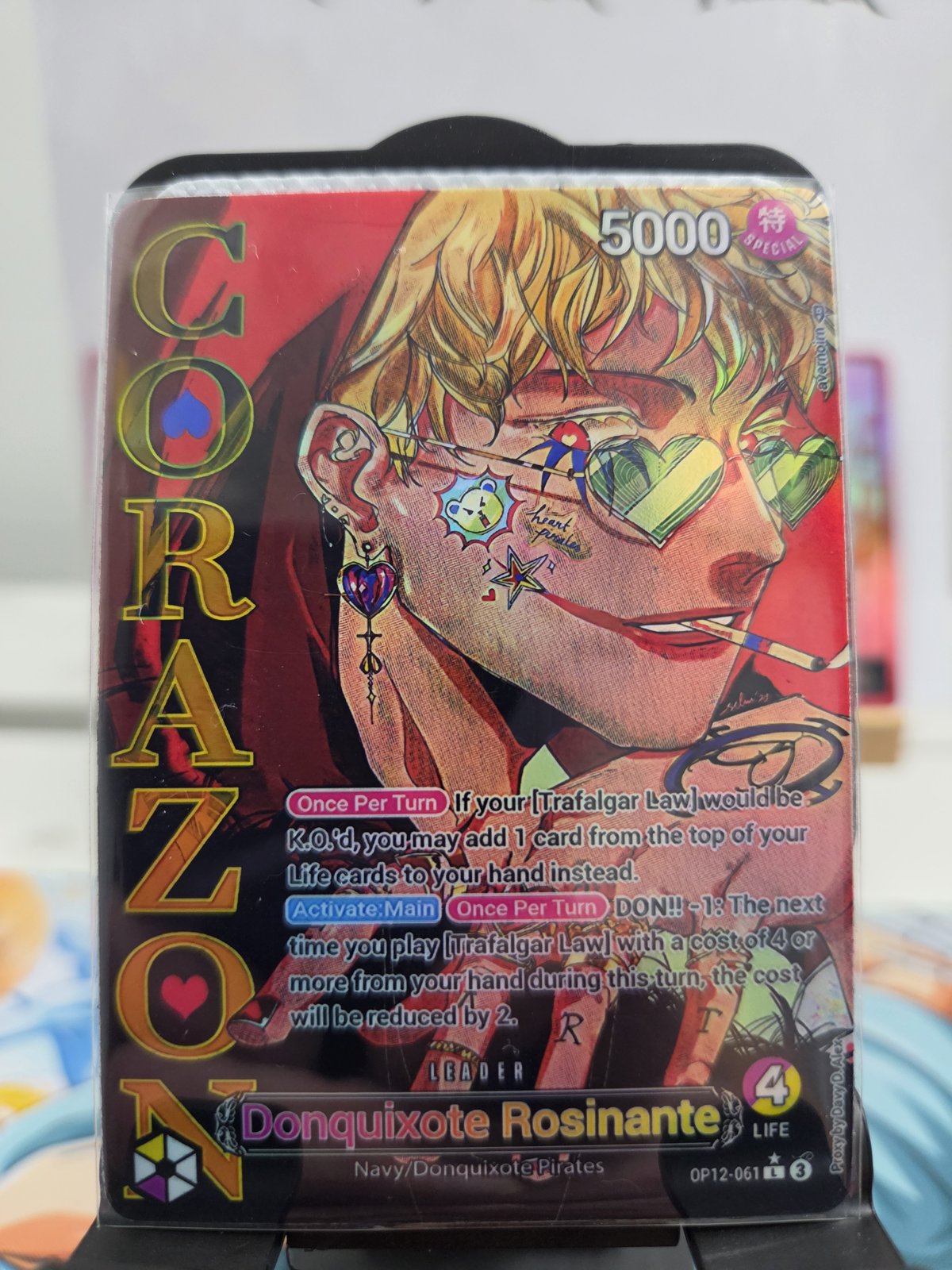 Donquixote Rosinante — One Piece TCG · Custom Foil AA proxy