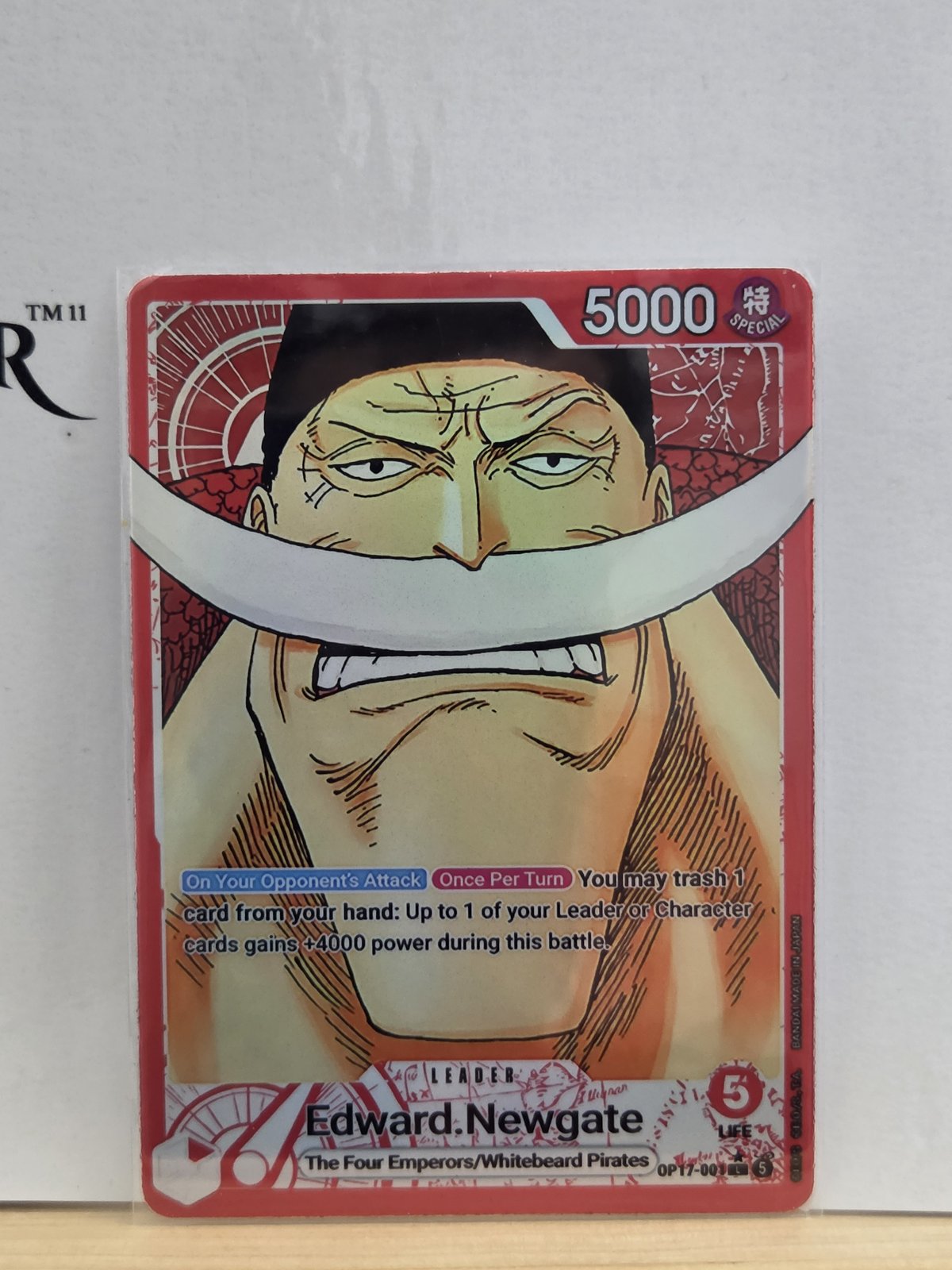 Edward Newgate — One Piece TCG · Foil AA proxy
