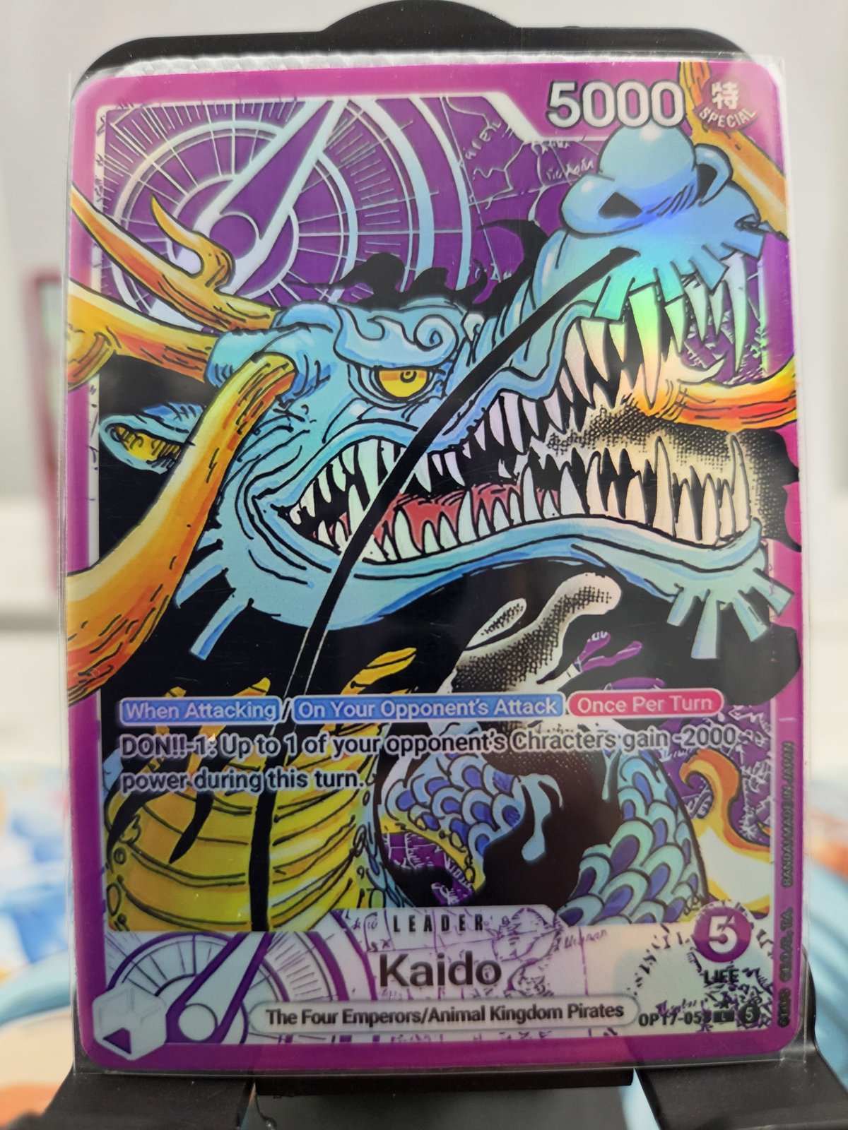 Kaido — One Piece TCG · Foil AA proxy