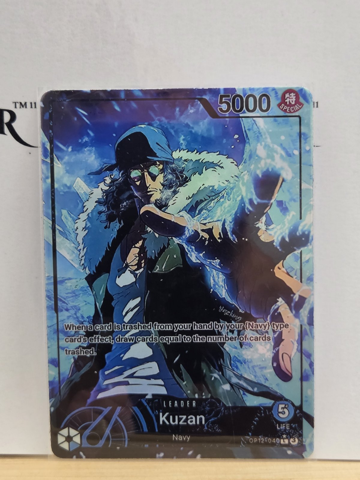 Kuzan — One Piece TCG · Custom Foil AA proxy