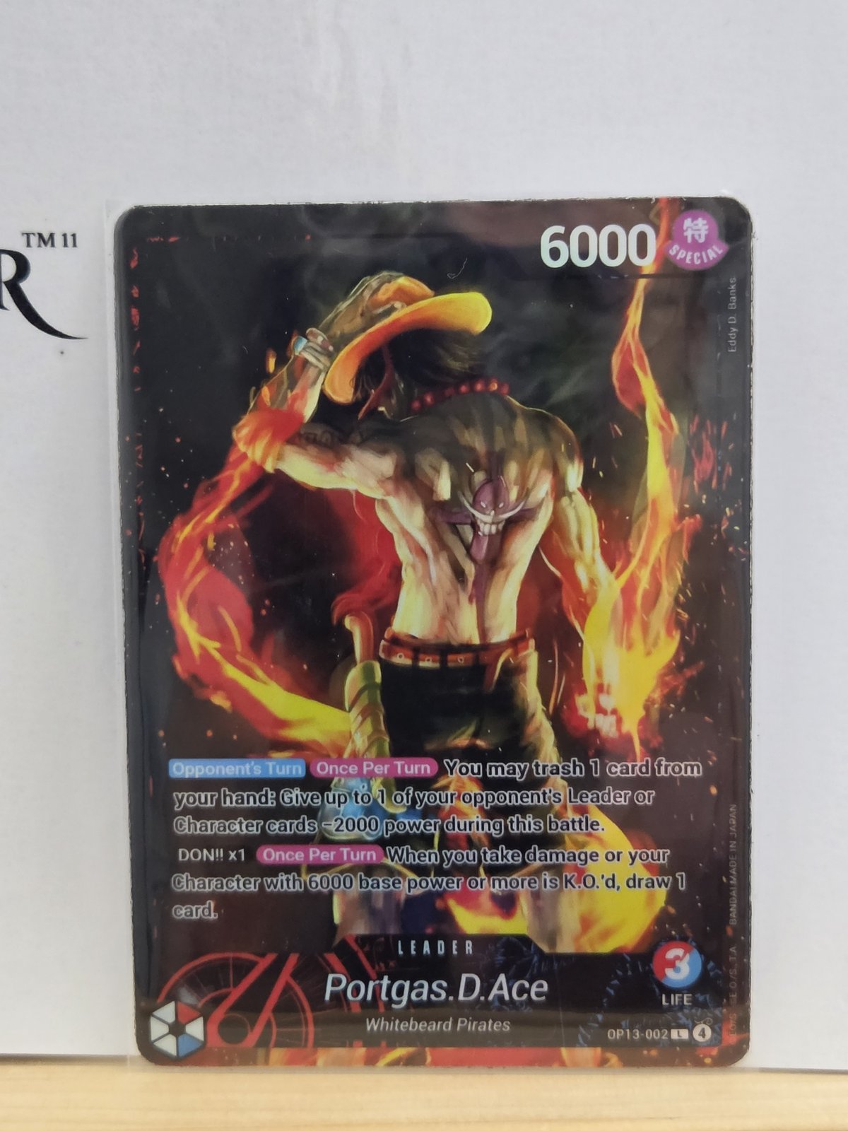 Portgas.D.Ace — One Piece TCG · Custom Foil AA proxy