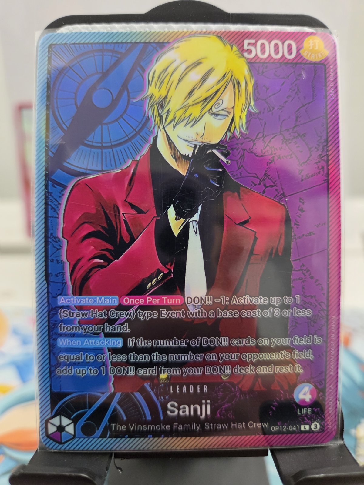 Sanji — One Piece TCG · Custom Foil AA proxy