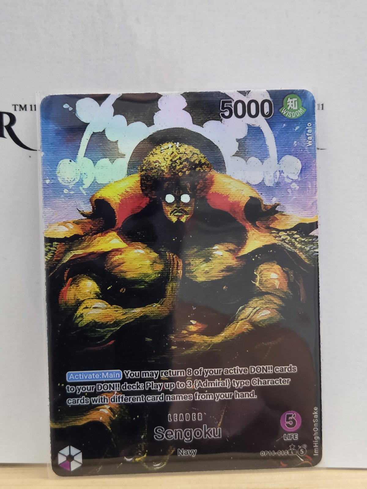 Sengoku — One Piece TCG · Custom Foil AA proxy