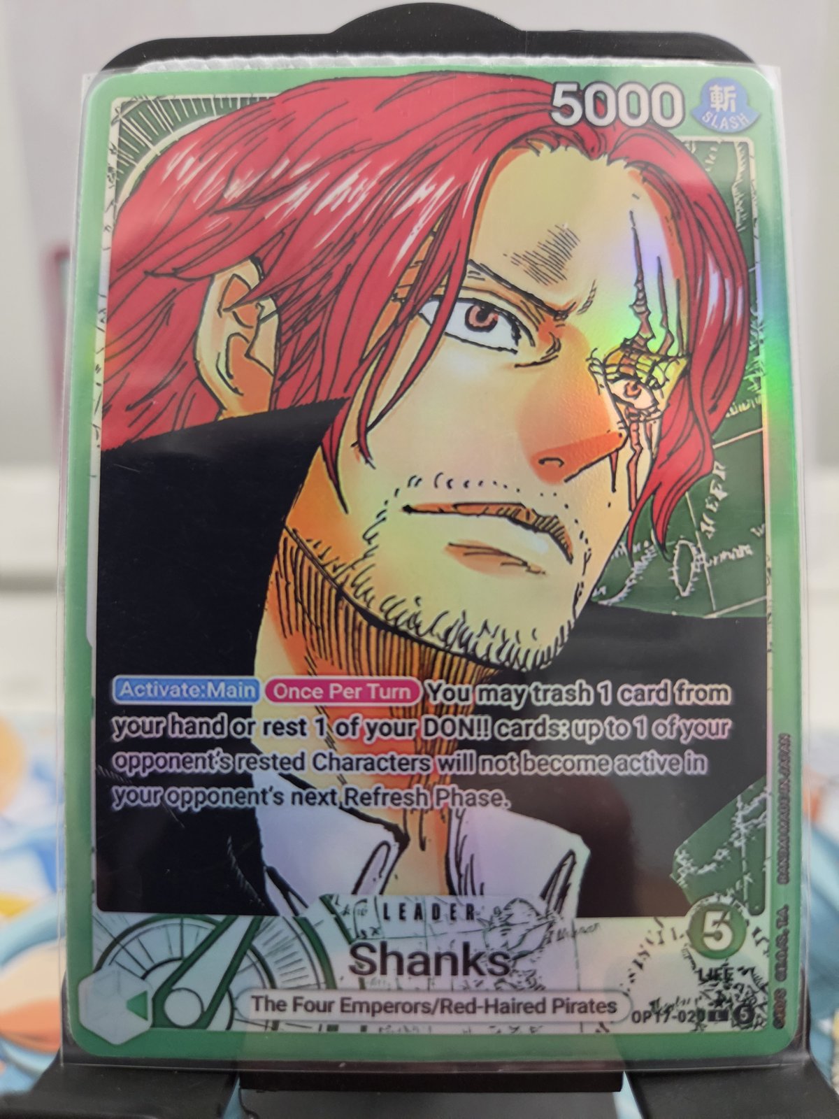 Shanks — One Piece TCG · Foil AA proxy