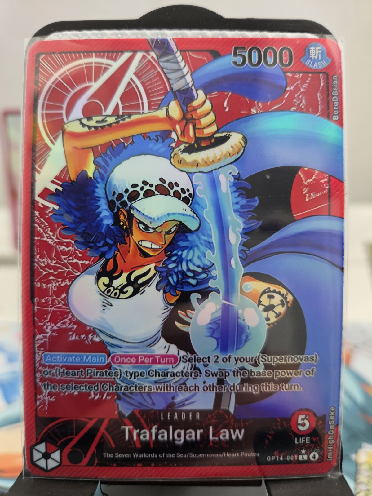 Trafalgar Law — One Piece TCG · Custom Foil AA proxy