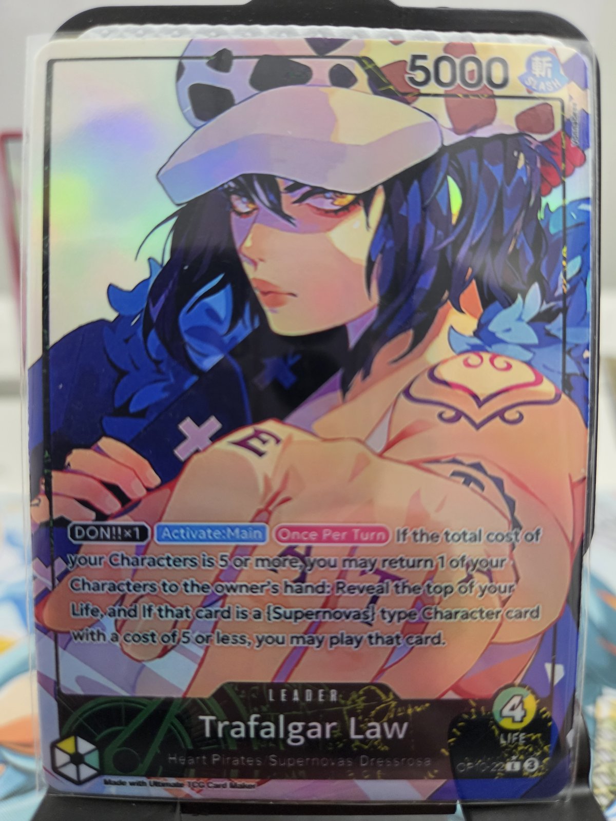 Trafalgar Law — One Piece TCG · Custom Foil AA proxy