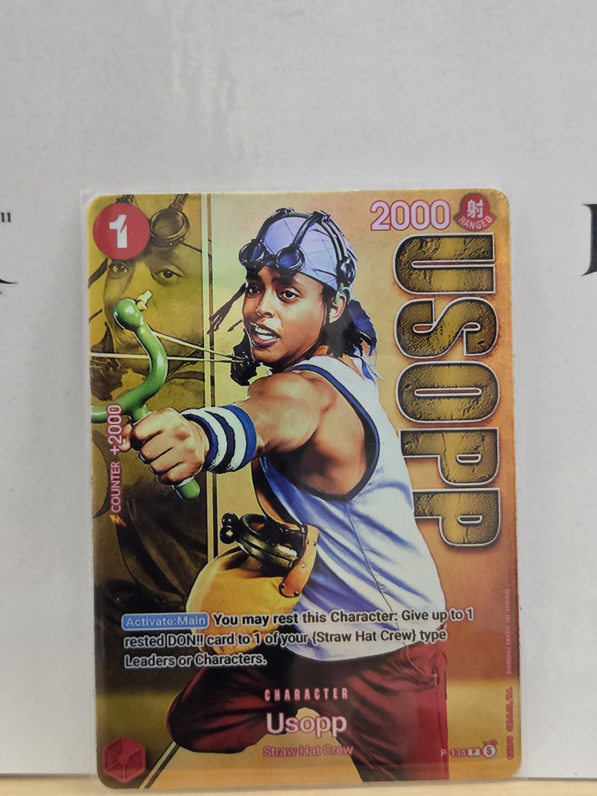 Usopp — One Piece TCG · Foil Promo proxy